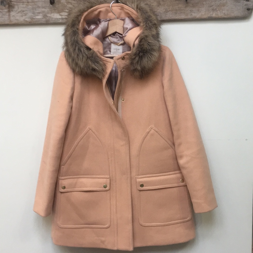 J Crew Wool Coat (hard to find in this color)
